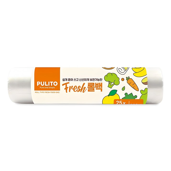 뿌리또 프레쉬 롤백 중 25cm x 35cm, 중M, 200개입, 1개