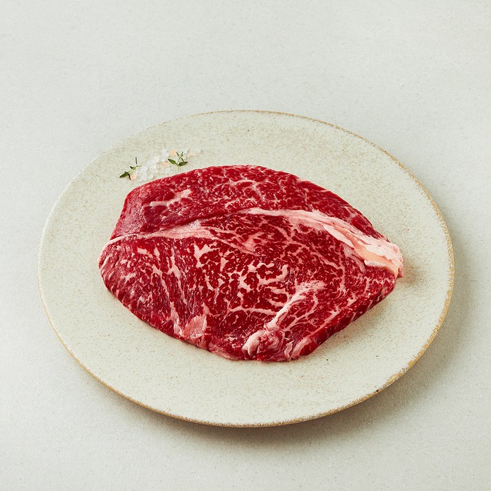 농협안심한우 더한점 1등급 숙성등심구이용 냉장, 1개, 200g