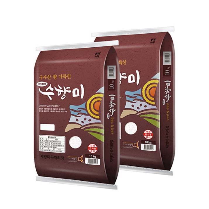 24년 햅쌀 수향미 골드퀸 3호, 20kg 24년 햅쌀 수향미 골드퀸 3호, 20kg