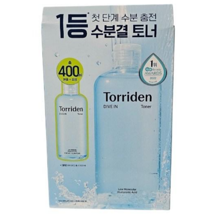 토리든 다이브인 저분자 히알루론산 토너  수분결토너 수분진정 피부결정돈 수분보충