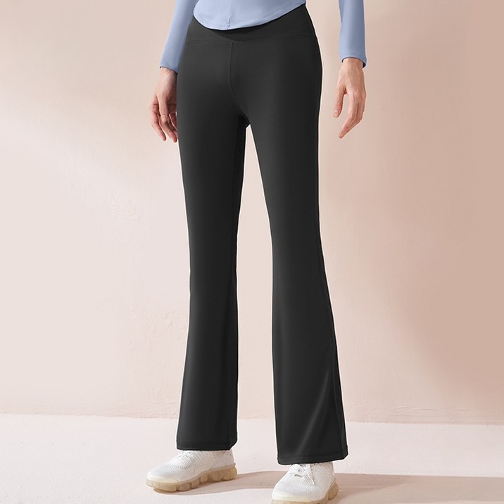 마켓피아 여성용 필라테스 요가 겨울 기모 9부 부츠컷레깅스