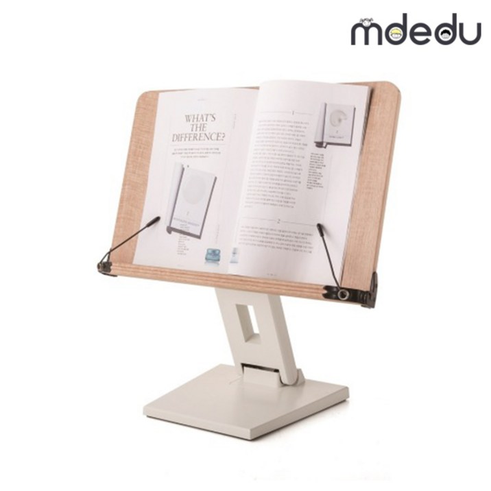 아이레벨 독서대 N40HW 원목 높이 조절 3cm UP 화이트 책받침대, 단일상품, 1개 아이레벨 독서대 N40HW 원목 높이 조절 3cm UP 화이트 책받침대, 단일상품, 1개