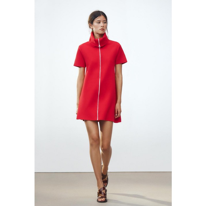 ZARA 플레인 니트 미니 원피스 202465