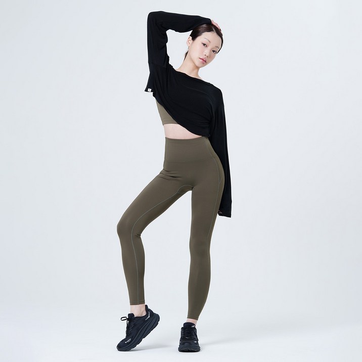 [콘치웨어] 여성 레깅스 코어핏 9부 레깅스 필라테스 요가