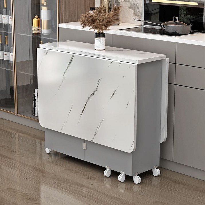 접이식 식탁 이동식 보조식탁 협탁 바퀴달린