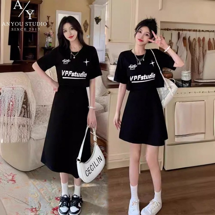 ANYOU 여름 원피스 원피스 쉬폰원피스 여성원피스