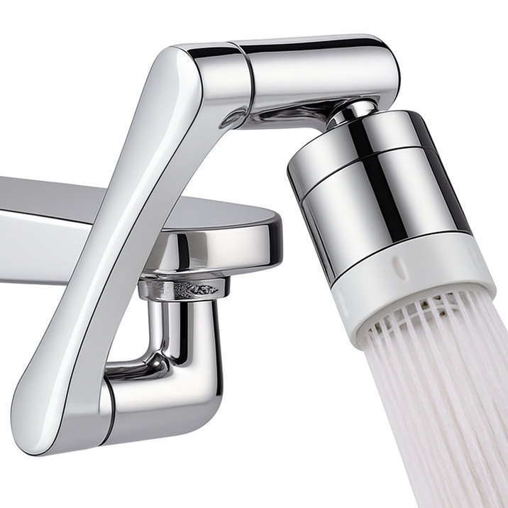 <1년 품질보증> 베비톡 아기수전 2세대 1440도 워터탭 360도 회전수도꼭지 구리재질 + 어댑터, 1개