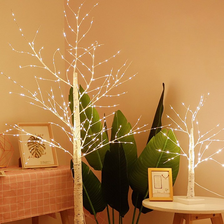 [품질보장] 메이리앤 LED 자작나무 트리 스탠드형 무드등 (조명 55/300/350/400) 6183722890