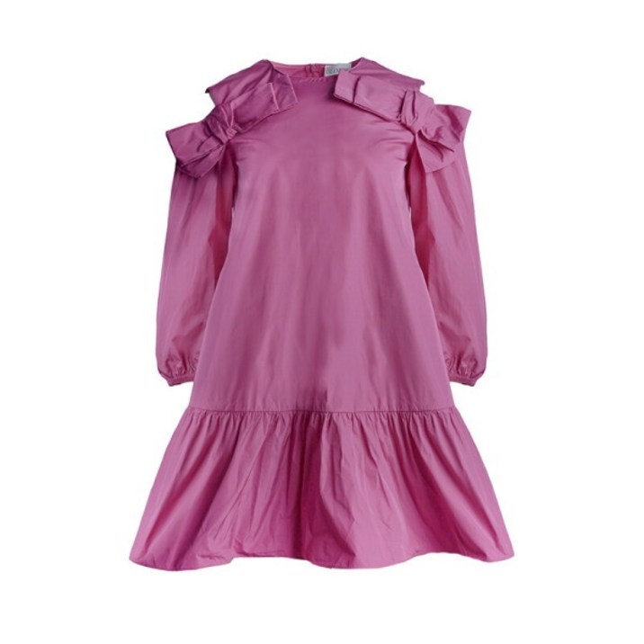 레드발렌티노 중고 명품 55 핑크 오프숄더 칵테일 미니 드레스 VR3VAW251FP