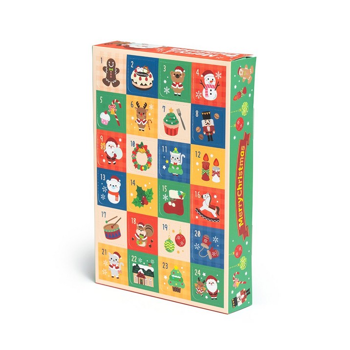 민화샵 크리스마스 어드벤트 캘린더 만들기, 1개, 크리스마스 어드벤트 캘린더 I2500480