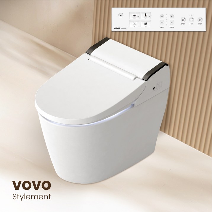 [NEW] VOVO 일체형비데 TCB-8100N,초절수 친환경1등급, LED LIGHT, 자동물내림,직수타입 (설치비 별도)