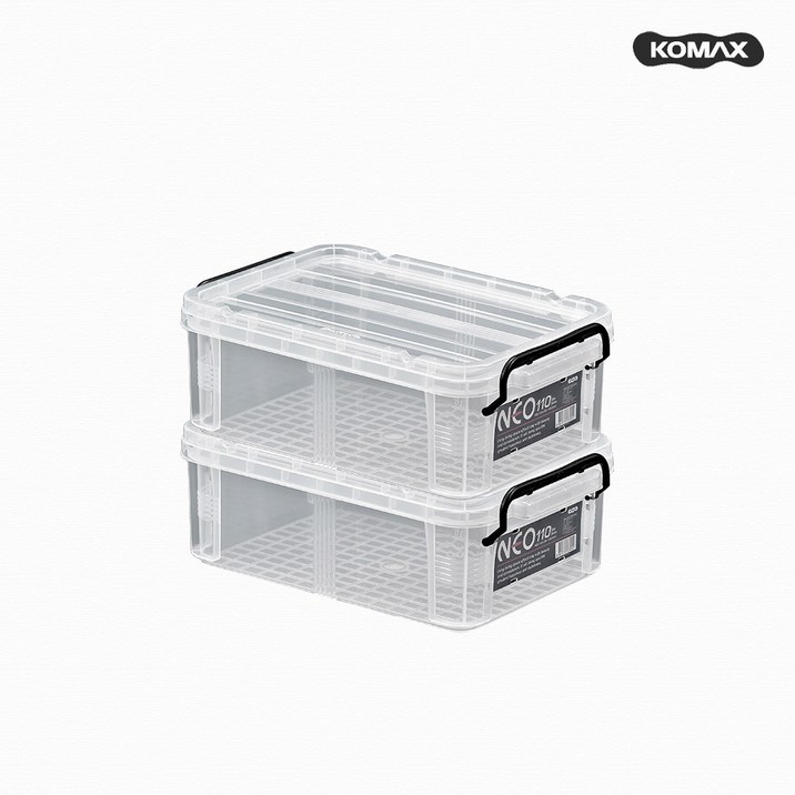 코멕스 네오박스 110 (11L) 리빙박스, 2개, 없음