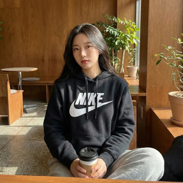 나이키 NIKE 기모 후드티 빅로고 후디 티셔츠 스포네틱