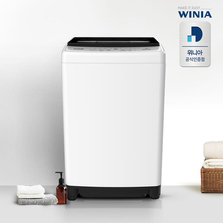 위니아 클라쎄 소형세탁기 7kg WFE907PWA(AK) 자취방 세탁기 (기사방문설치) 7750689328