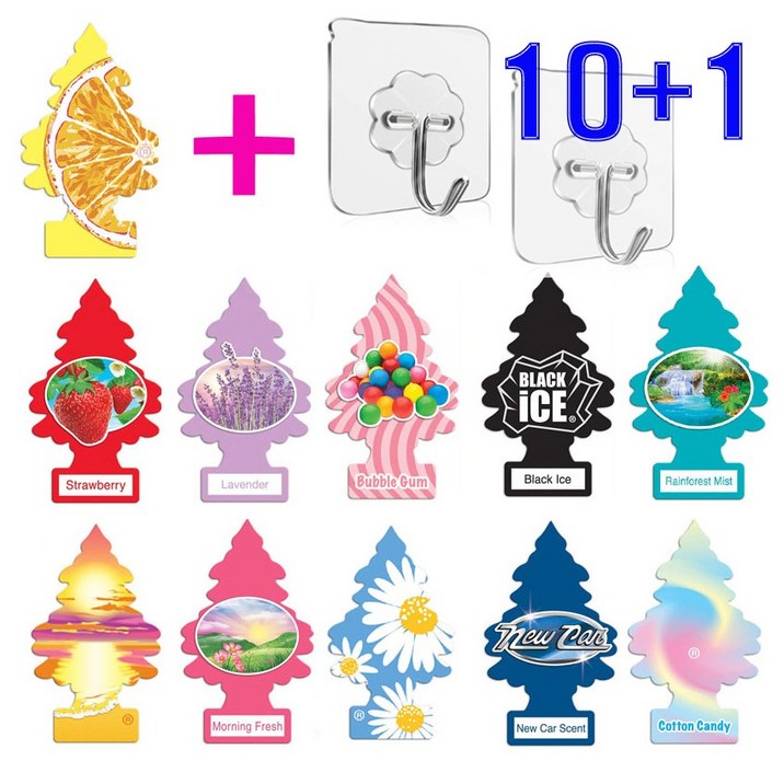 리틀트리 방향제 10+1 (11개) 차량용 종이방향제