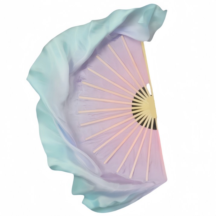 Makone 너슬부채무용부채전통부채춤공연파스텔화려한, 1개