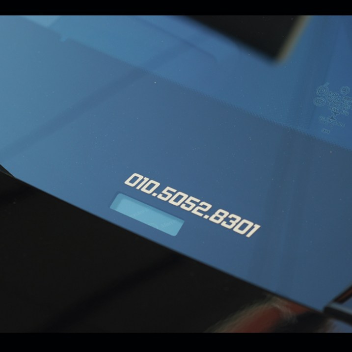 심플한 번호만있는 전화번호스티커 주차번호
