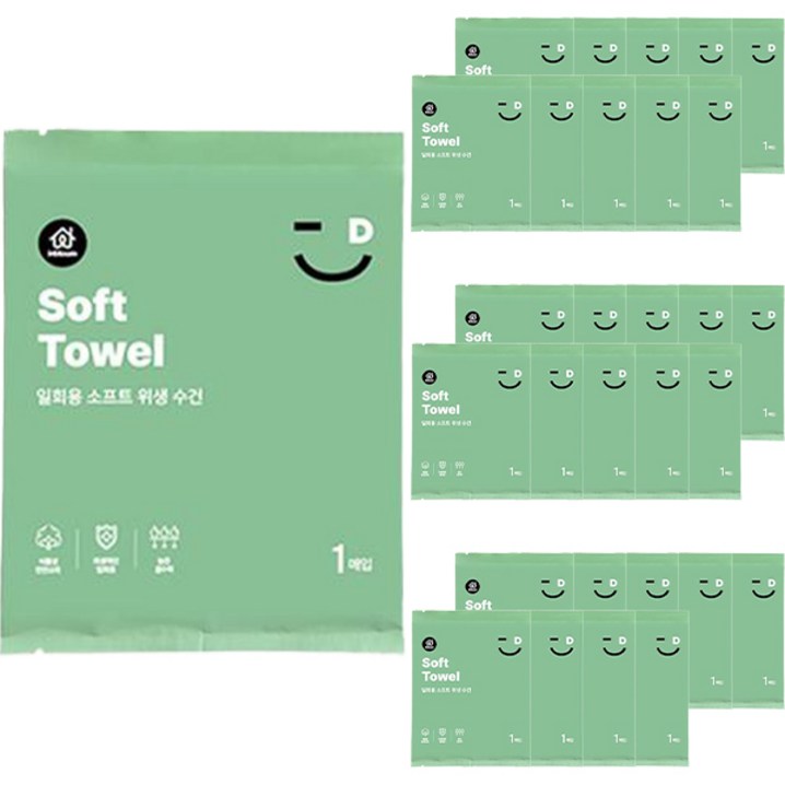 인블룸 캠핑 트레블 일회용 수건 15g