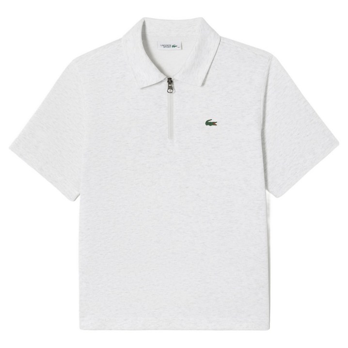 라코스테 여성용 반집업 베이직 반팔 티셔츠 SH614E55GF