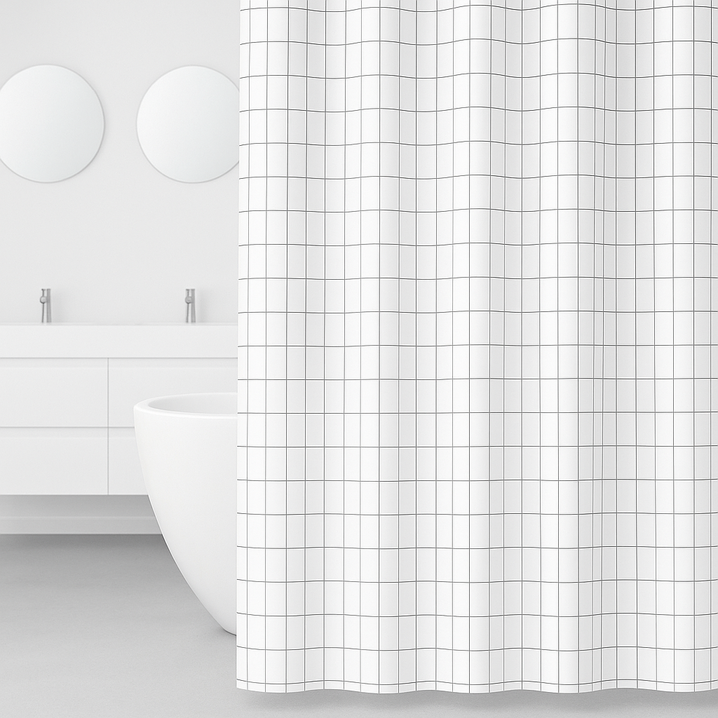 베러웰즈 물튐 방지 샤워 커튼