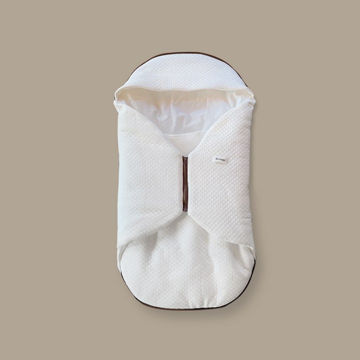 리코타입 겉싸개  지퍼형 고밀도 순면 누빔 4계절 신생아 출산준비