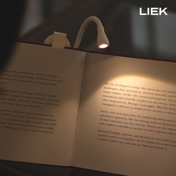 24시간 지속 리에크 멀티 라이트 집게 북라이트 독서등 휴대용 LED 공부등 무드등