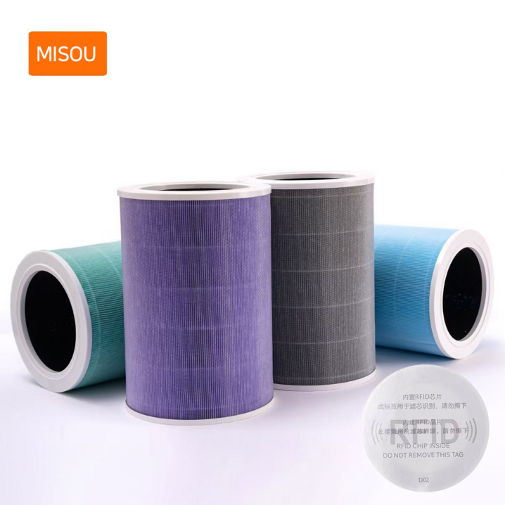 샤오미 공기청정기  미소우 필터 미에어 호환 2 2S 2H 3 3H 3C 프로 RFID 포함