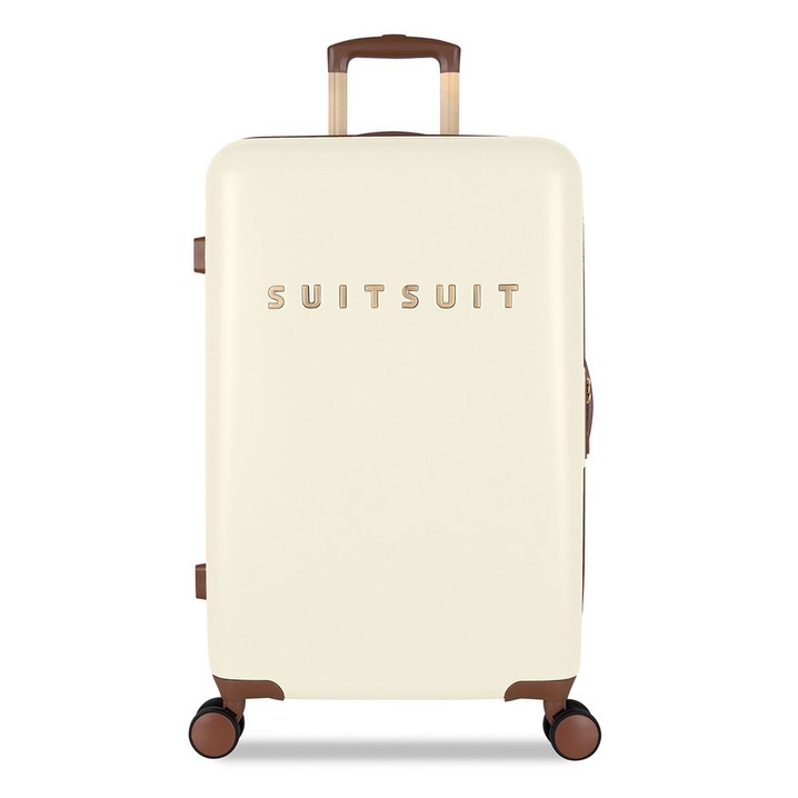 수잇수잇 세븐티스 앤티크 화이트 PE 24인치 중대형 캐리어 TR71814