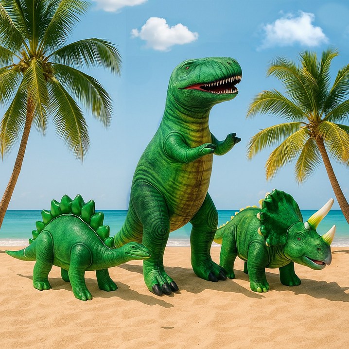 잇츠K 대형 공룡풍선  공룡탐험 파티 생일 이벤트 장식, 1개