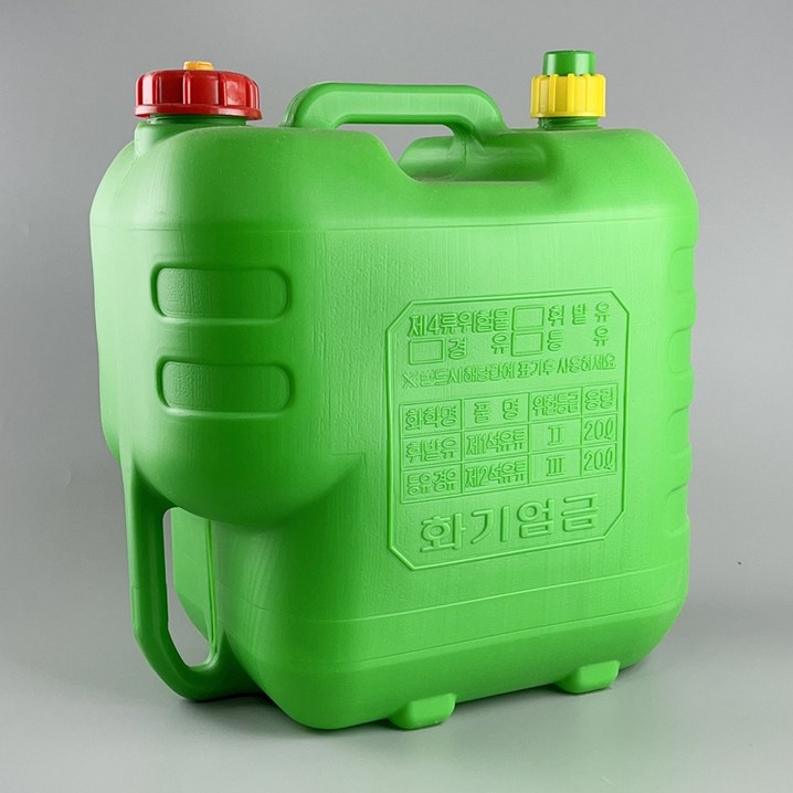 형창플라스틱 석유통 20L, 색상 4종, 선택1 가방자바라 20L 녹색, 1개 형창플라스틱 석유통 20L, 색상 4종, 선택1 가방자바라 20L 녹색, 1개