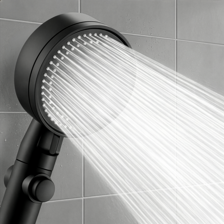 공온 6단 폭풍수압 집중분사 온오프 원터치 샤워기 헤드