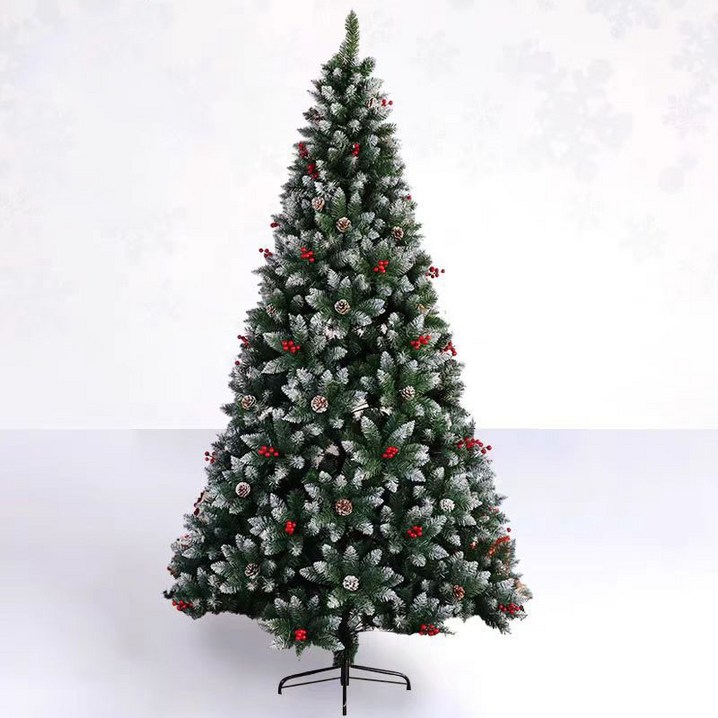 하와즈 1.2cm 1.8cm크리스마스 눈꽃트리 조립식 솔장식트리