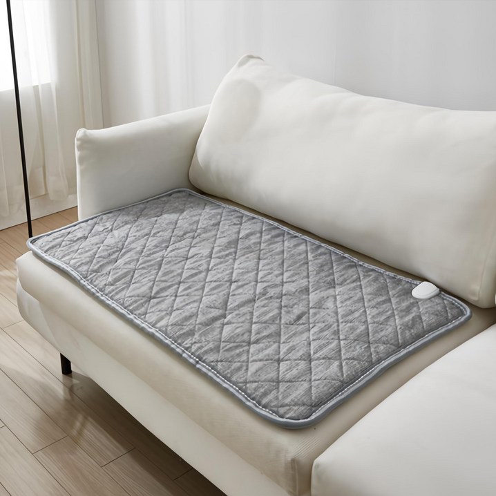 한일의료기 전기매트 전자파없는 무자계 캠핑 탄소카본매트 2인전기방석 진그레이 4590