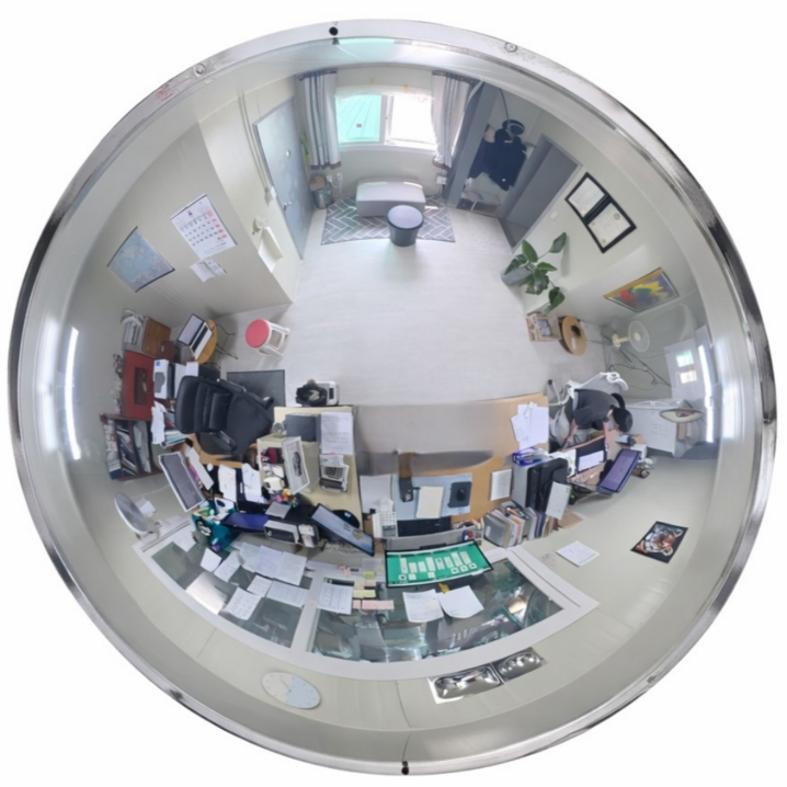 그린기획 국내산 실내 돔반사경 볼록거울, 1개, 은색