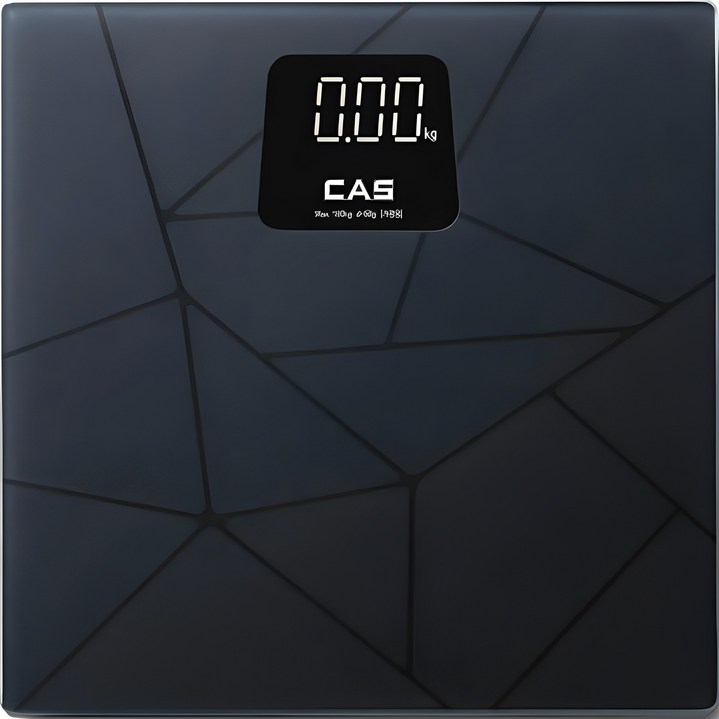카스 가정용 LED 디지털 체중계 X24, X24, 블랙, 1개
