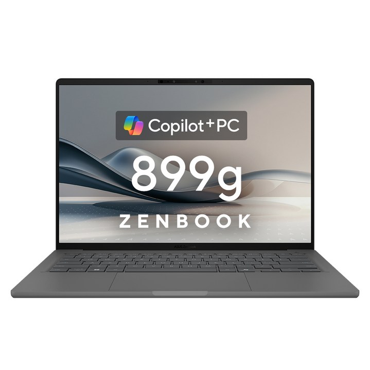 에이수스 2025 젠북 A14 스냅드래곤, 아이슬란드그레이, 512GB, 16GB, WIN11 Home, UX3407QA-SB296W
