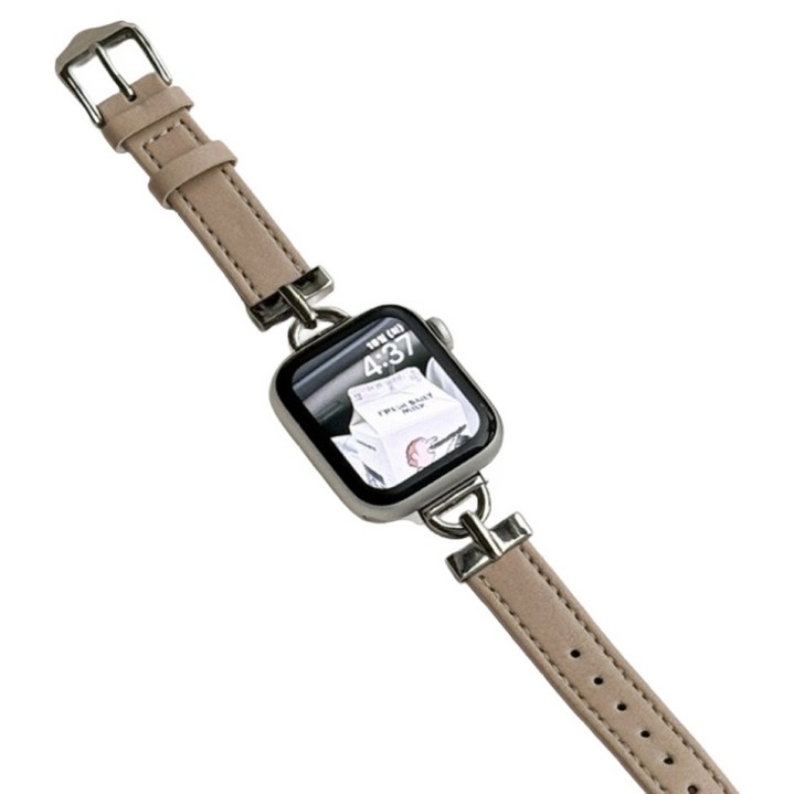 누아트 애플워치 호환 슬림레더 가죽스트랩