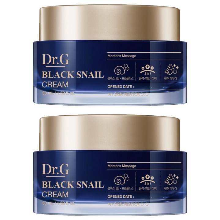 닥터지 블랙 스네일 크림 듀오