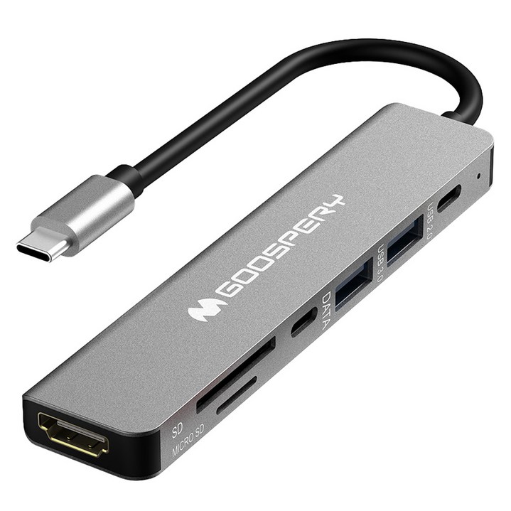 구스페리 7포트 USB 3.0 HDBMI C타입 멀티허브