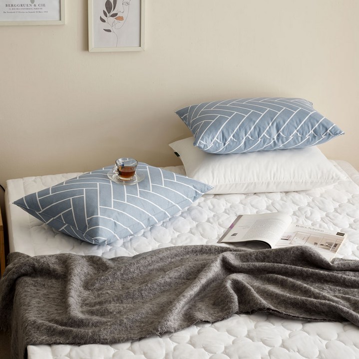 헤븐 베개커버 2p + 베개솜 2p 세트