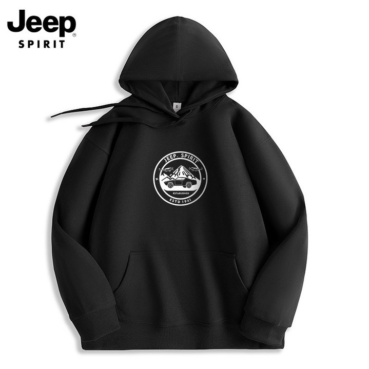JEEP spirit (국내발송)후드티셔츠 NEW 남자 여자 남성 여성 티셔츠 가을 겨울 봄 JPHJ26AHM01-7