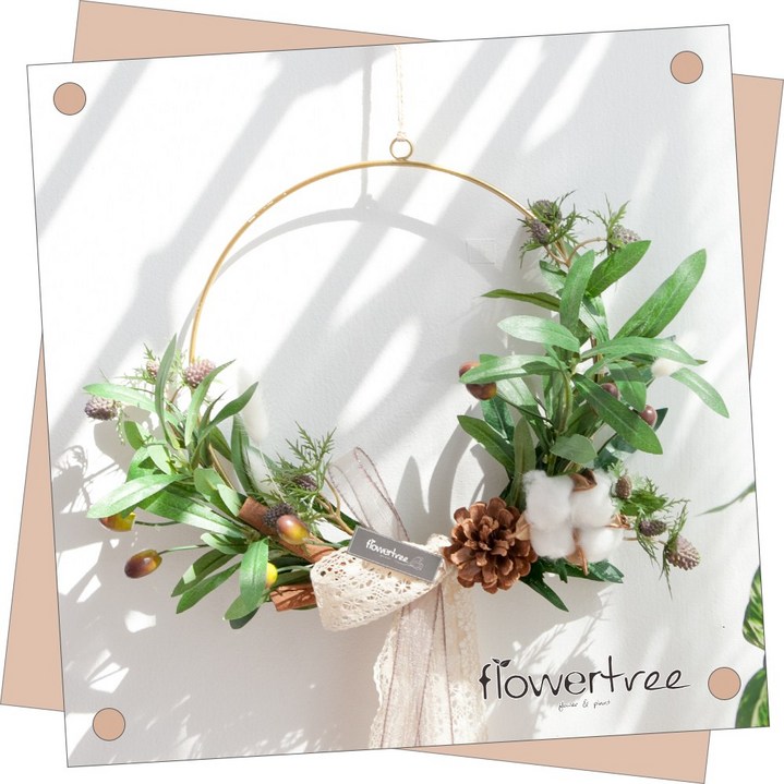 가을 감성 인테리어 조화장식 99종 조화리스 플트 A