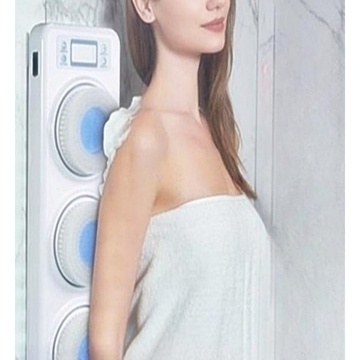 전동 목욕 등 때밀이 충전 벽걸이 때미는 기계 마사지 바디 백 샤워 브러시, 1개, 1개입