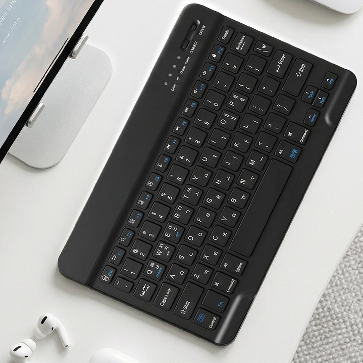 하루꿈 블루투스 무선 키보드 무소음 아이패드 태블릿 듀얼모드 C타입 멀티페어링 충전식