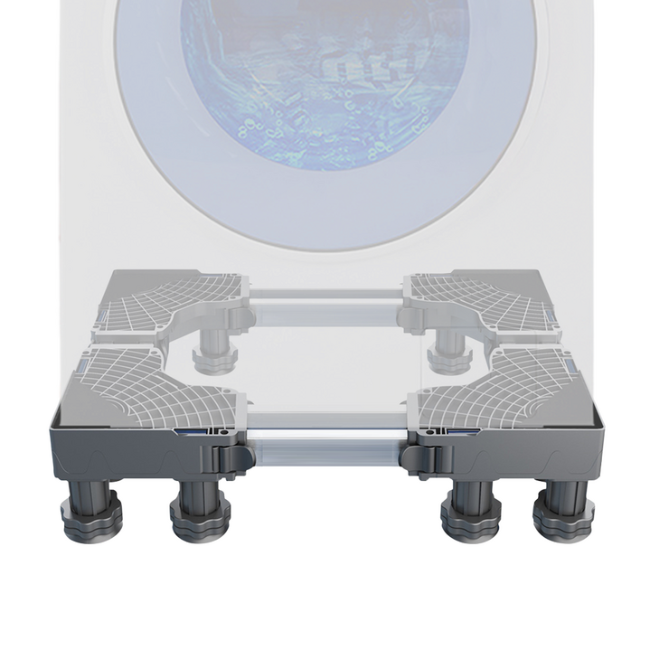 내집클로버 세탁기 받침대 더블 프레임 12발 드럼 통돌이 건조기 소음차단, 1개, NZ-DOUBW-12B