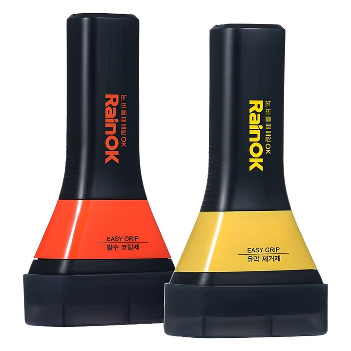 불스원 Rain OK NEW 이지그립 유막제거제 120ml 발수코팅제 120ml 세트, 1개