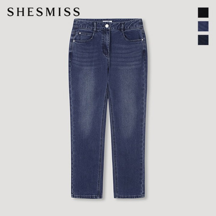 [쉬즈미스(SHESMISS)] [쉬즈미스] 스트레이트 데님팬츠_SSMSLN42010