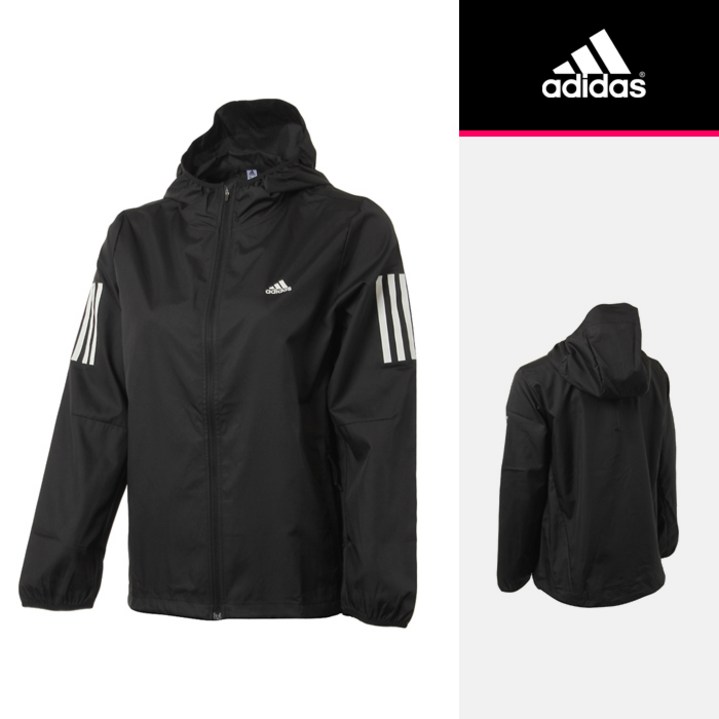 아디다스 우먼스 오운더런 바람막이 자켓(H59271)후드