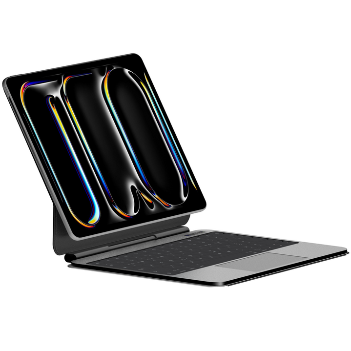 [풀 알루미늄 바디] 링크프로 아이패드 매직키보드 케이스 에어4 5 6 7세대 M2 프로3/4/5/6세대 11/12.9/13인치 블루투스 한글각인 백라이트 구조독 호환, 1개