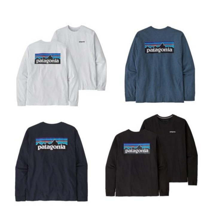 [[백화점 매장 정품]]파타고니아 남자 가을 겨울 간절기 긴팔 티셔츠 [코리아] 멘즈 롱-슬리브드 P-6 로고 리스판서빌리-티 38518P7 DJ